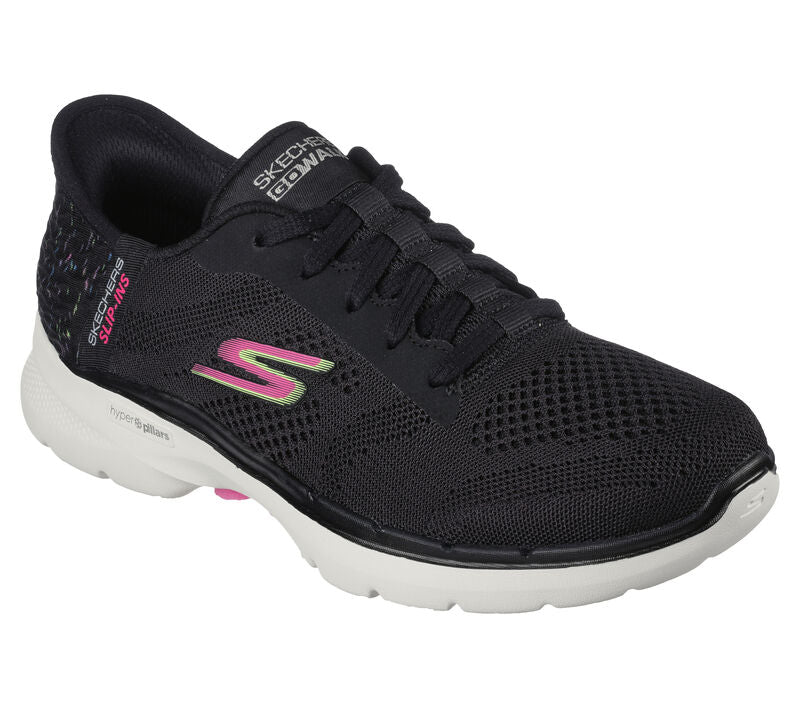 Skechers Women's Slip Ins Go Walk Vivid Idea Shoe – Aden Footwear