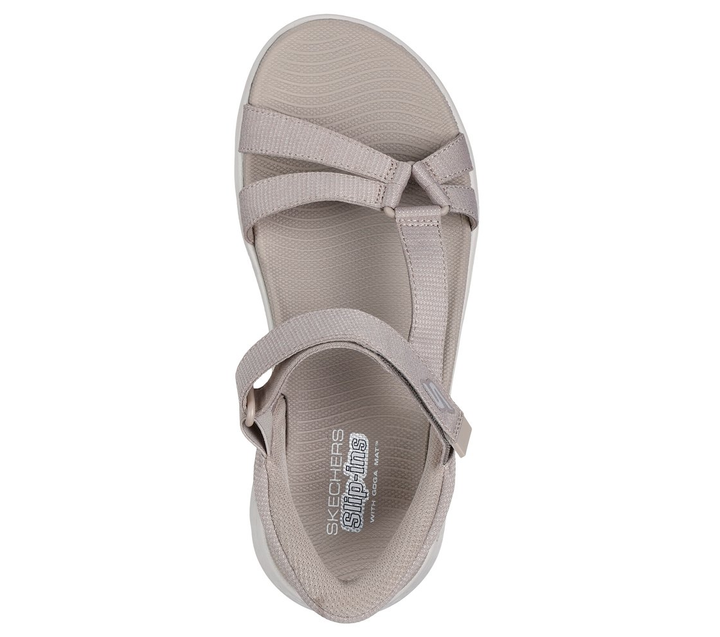 Skechers Women's Slip Ins Go Walk Flex- Illuminate Sandal