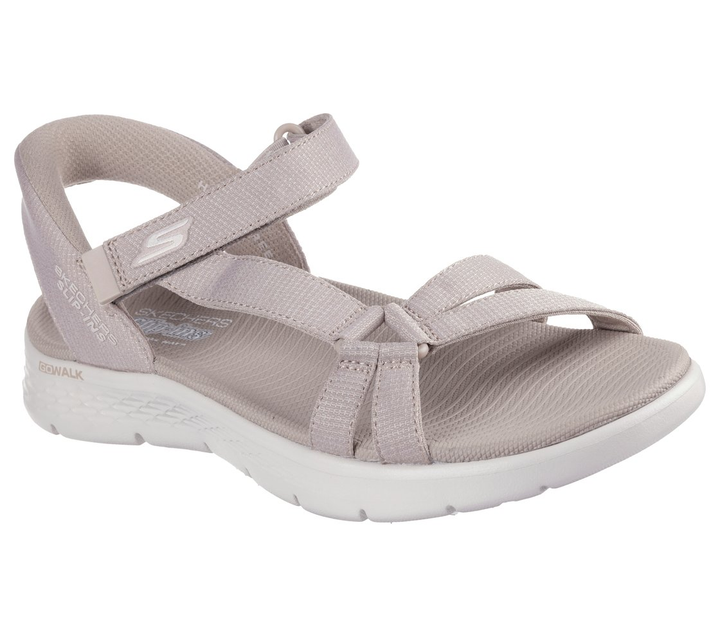 Skechers Women's Slip Ins Go Walk Flex- Illuminate Sandal