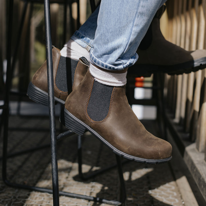 Blundstone Women's Series Low Heel 1970 Antique Brown Boot