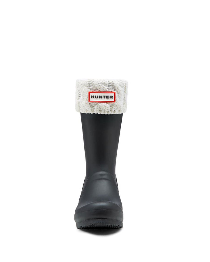 Hunter Women's 6 Stitch Cable Short Boot Sock