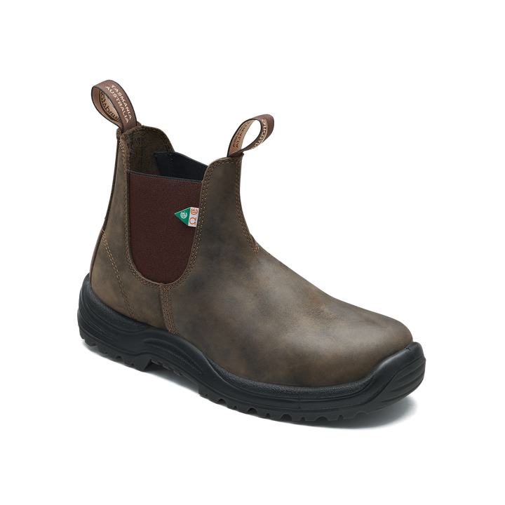 Blundstone Work & Safety 180 Waxy Rustic Brown Boot – Aden Footwear