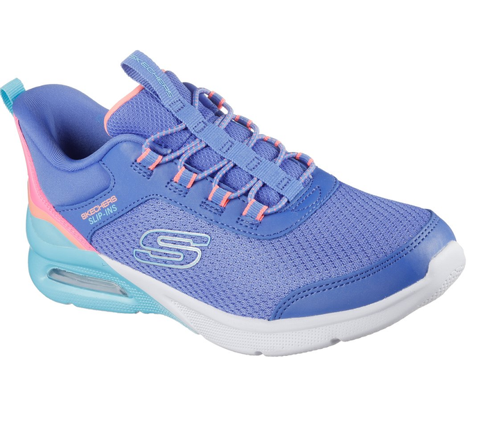 Skechers Kid's Slip Ins Microspec Max- Color Trifecta Shoe