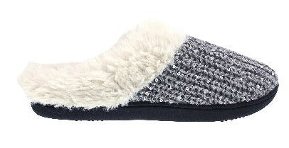 Isotoner Women's Sequined Knit Slipper