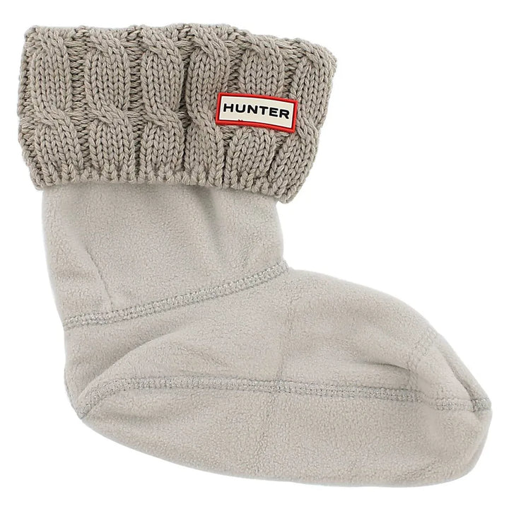 Hunter Women's 6 Stitch Cable Short Boot Sock