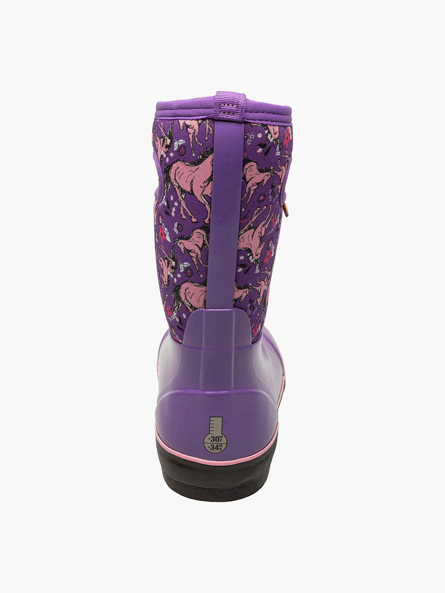 Bogs Kids Classic Handles Unicorn Boot