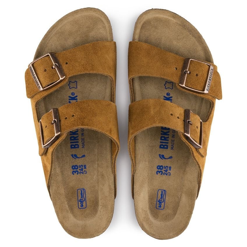 Birkenstock Arizona Soft Footbed Suede Leather Sandal
