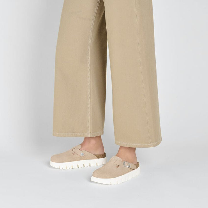 Birkenstock Boston Chunky Suede Leather Clog