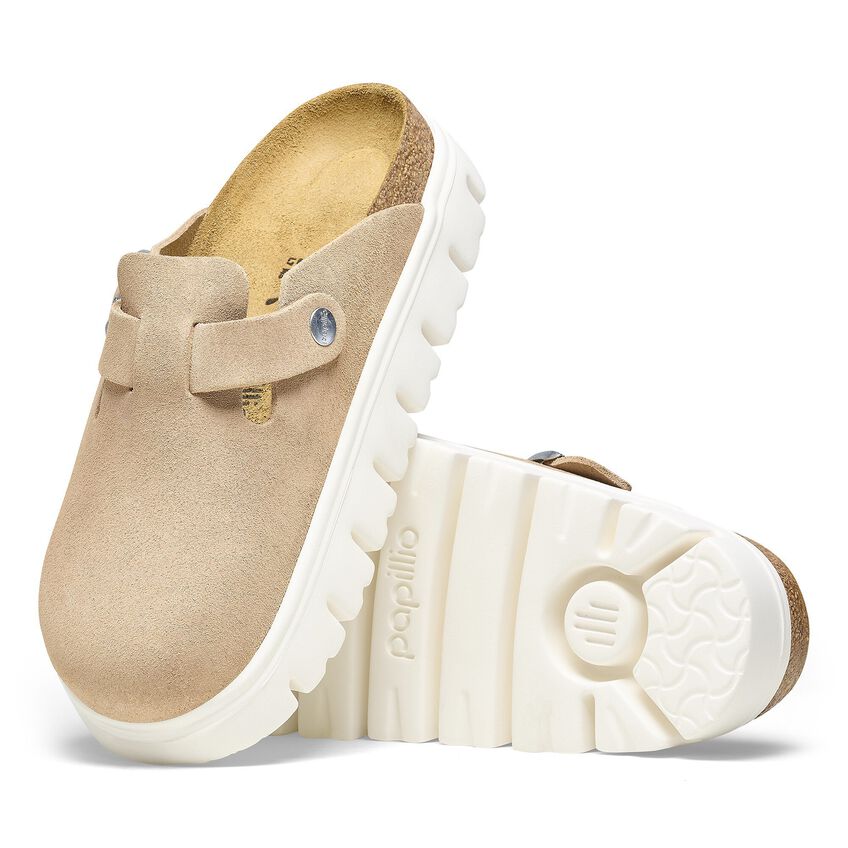 Birkenstock Boston Chunky Suede Leather Clog
