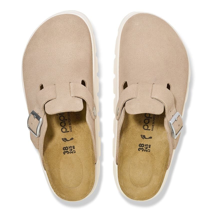 Birkenstock Boston Chunky Suede Leather Clog