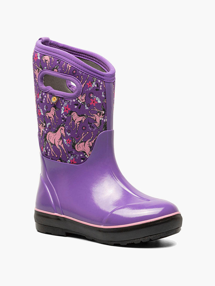 Bogs Kids Classic Handles Unicorn Boot