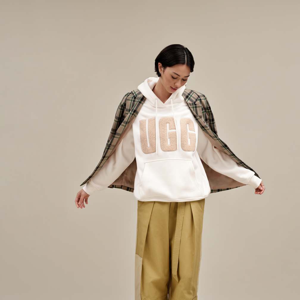 Ugg Women's Rey UGGfluff Logo Hoodie