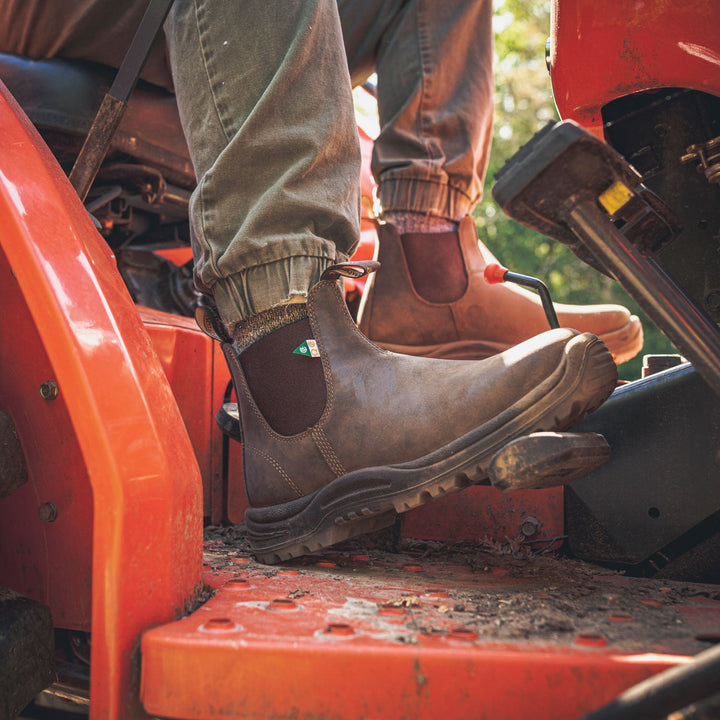 Blundstone Work & Safety 180 Waxy Rustic Brown Boot