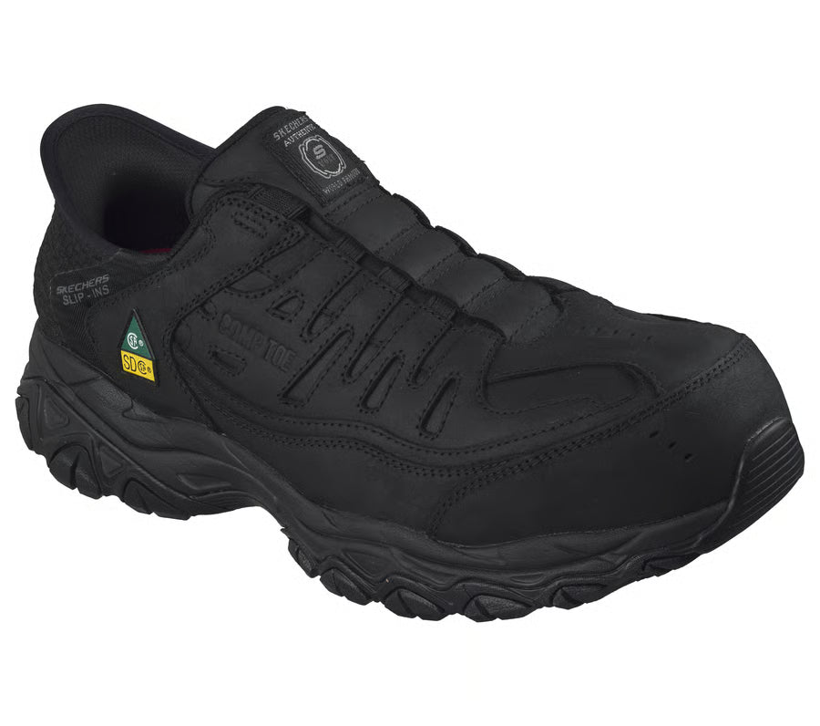 Skechers Men's Slip-ins Work: Holdredge - Ryker Safety Shoe