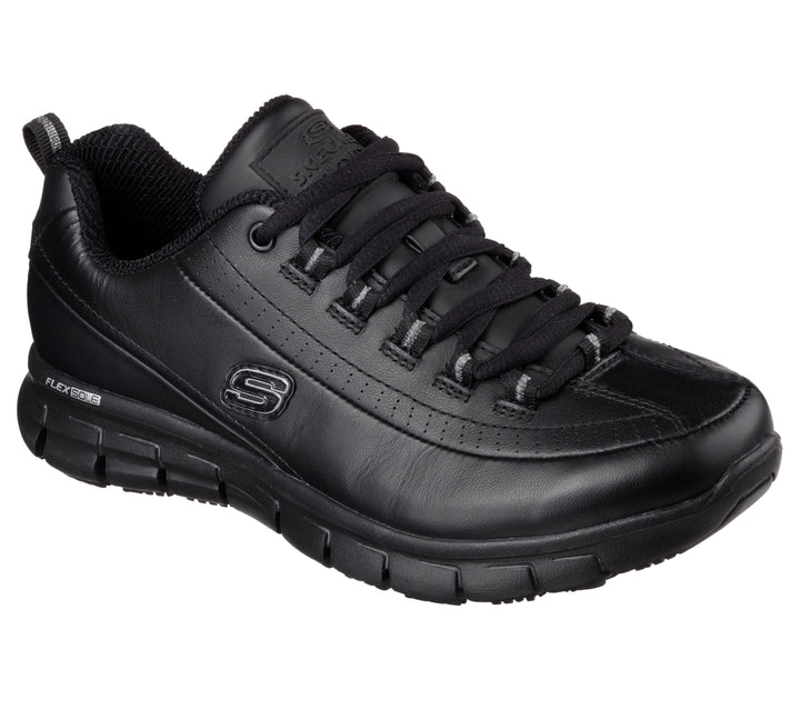 Skechers Women's Work Relaxed Fit Sure Track Trickel Slip Resistant Shoe