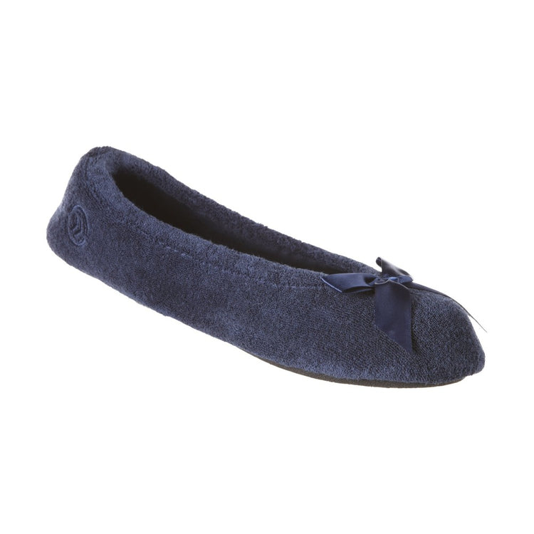 Isotoner Women's Terry Ballerina Slipper