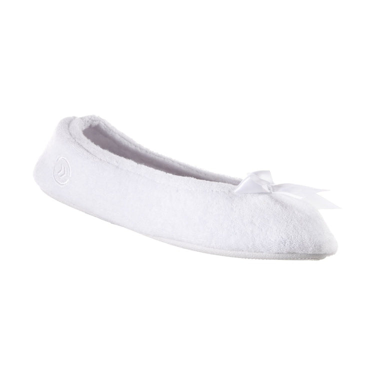 Isotoner Women's Terry Ballerina Slipper