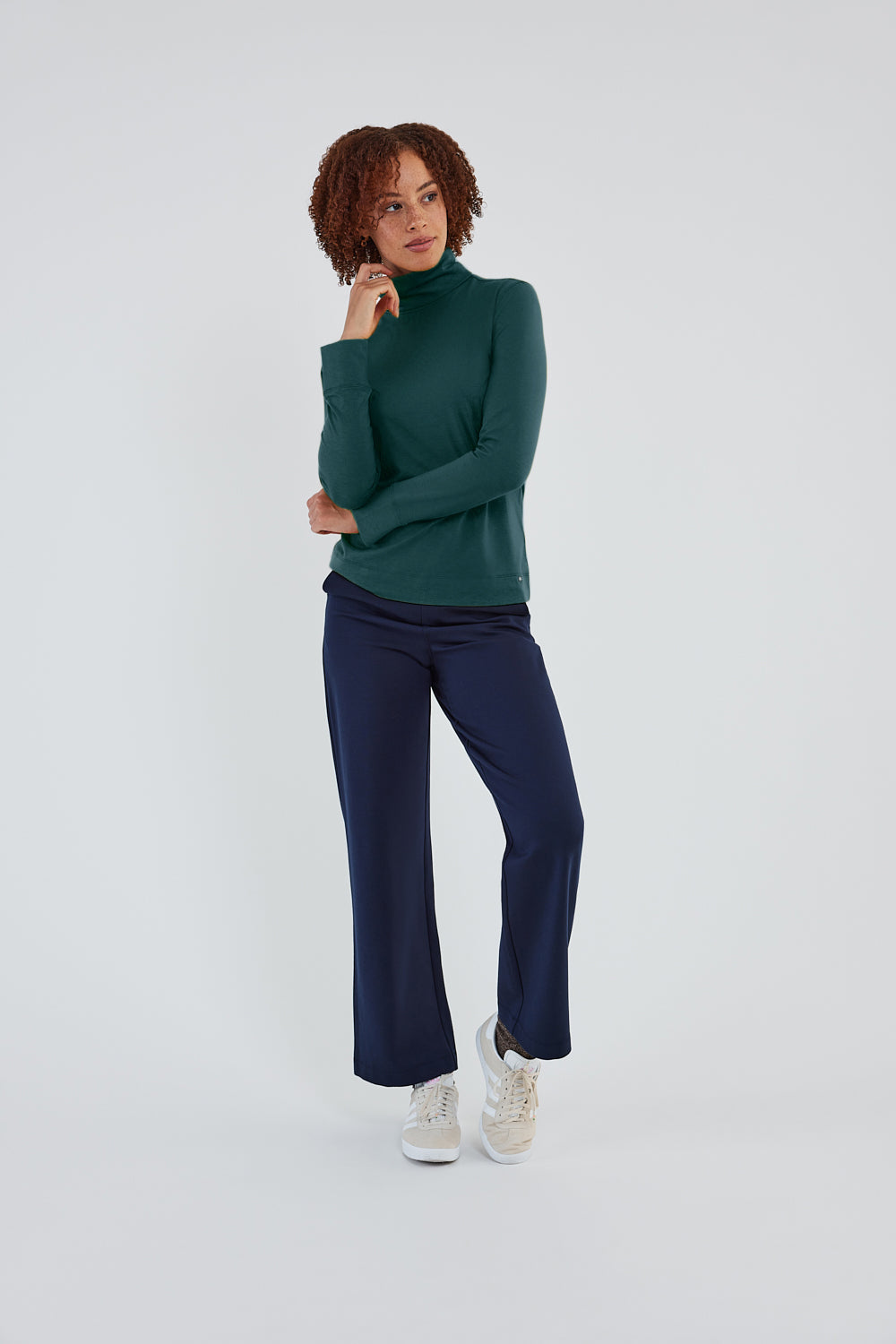 Fig Women's Everyday Turtle Neck Top