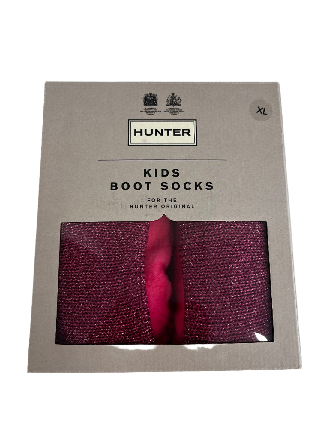 Hunter Kid's Half Cardigan Stitch Glitter Boot Sock