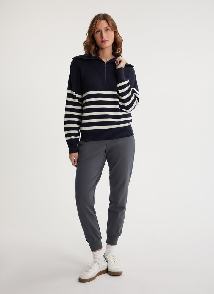 Fig Women's Zina 1/4 Zip Sweater