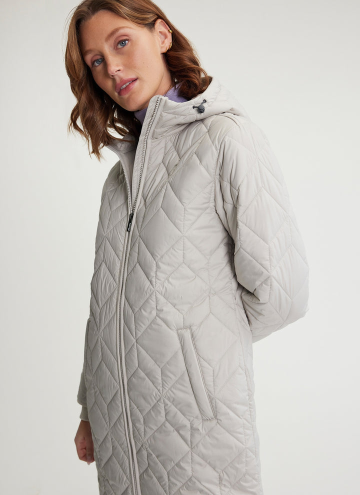 Fig Women's Juno Long Hooded Jacket