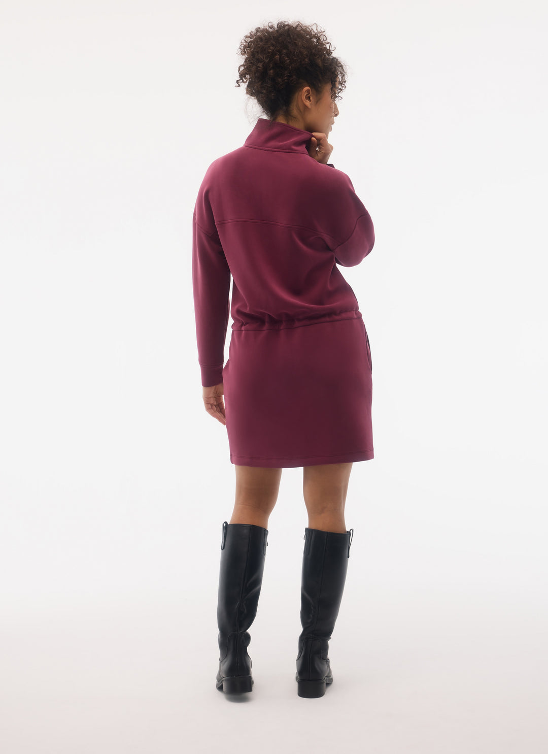 Fig Women's Aurora 1/4 Zip Dress