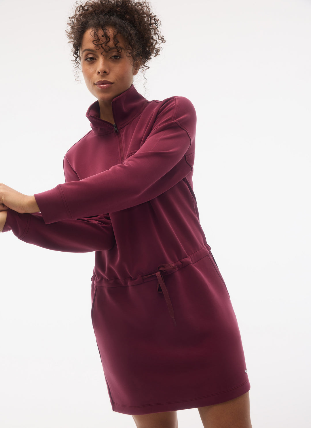 Fig Women's Aurora 1/4 Zip Dress