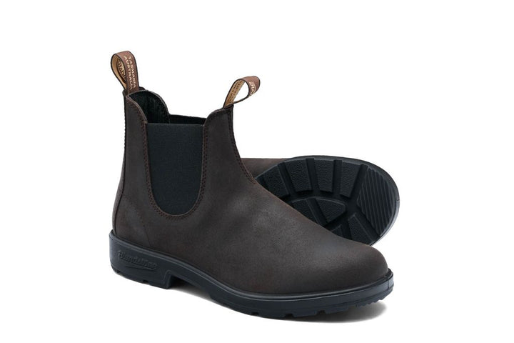 Blundstone Originals 2610 Dark Brown Waxed Suede Leather Boot