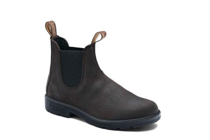 Blundstone Originals 2610 Dark Brown Waxed Suede Leather Boot